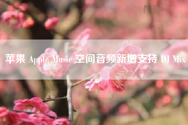 苹果 Apple Music 空间音频新增支持 DJ Mix