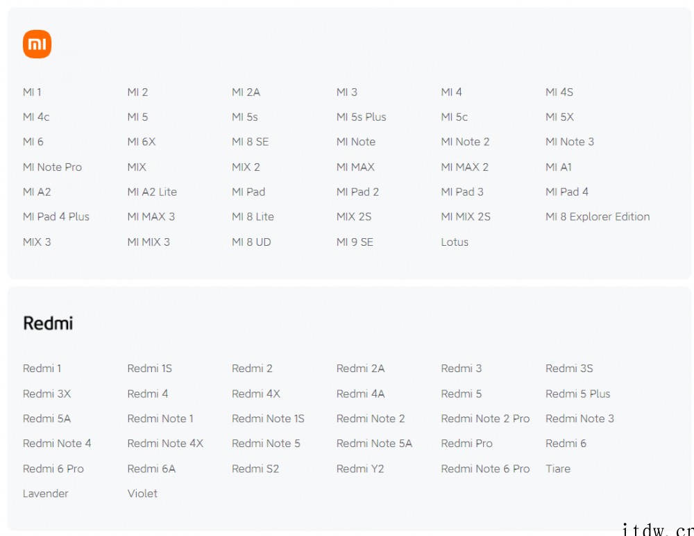 小米终止支持产品列表更新:手机、手表、家电、路由器等,看看你