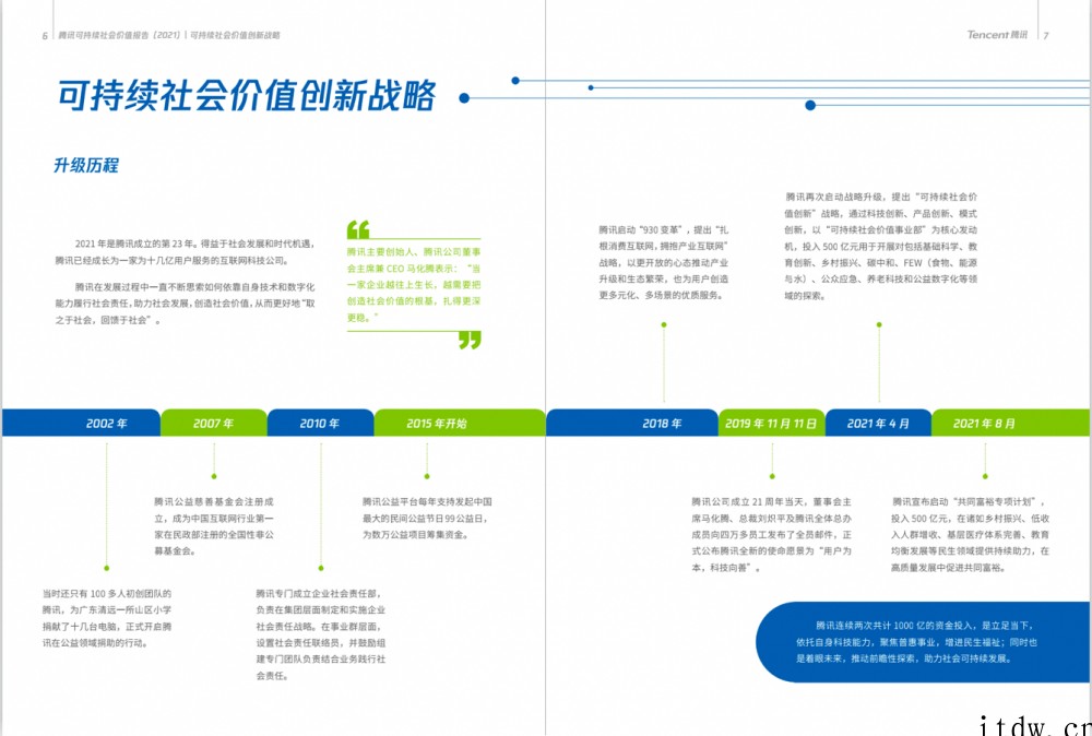 腾讯发布2021年度可持续社会价值报告:用长期主义推动社会价