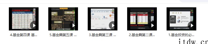 抖音大V财富学堂帽子哥聊财经-基金课程视频（全套教程）