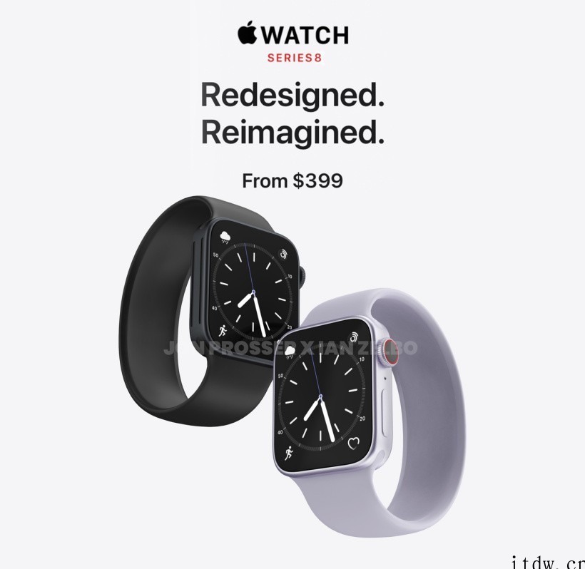 消息称 Apple Watch Series 8 将采用全新