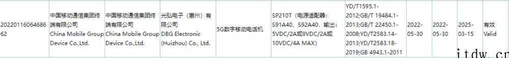 中国移动 NZONE 新机通过工信部入网:后置 50MP 星