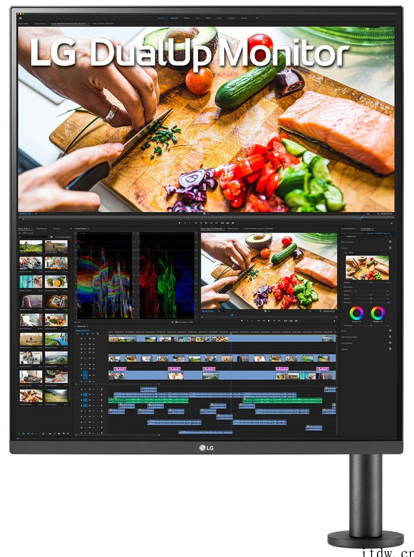 LG 推出 28 英寸 DualUp 显示器:16:18 宽