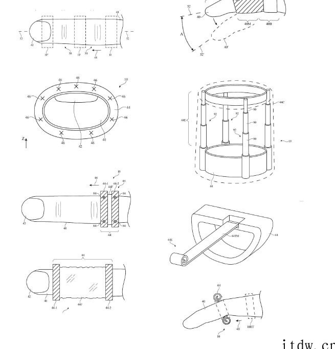 苹果公开智能指环相关专利:配备多个传感器,可操作电子设备