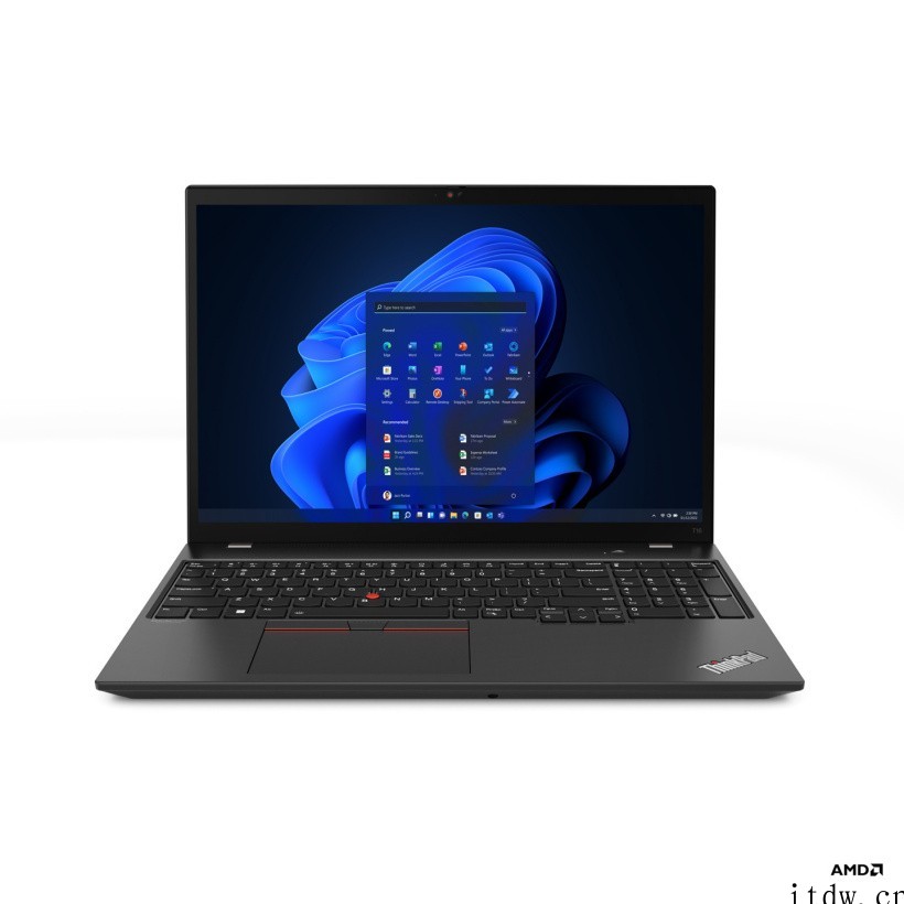 联想 ThinkPad T16 大屏性能即将推出 最高搭载