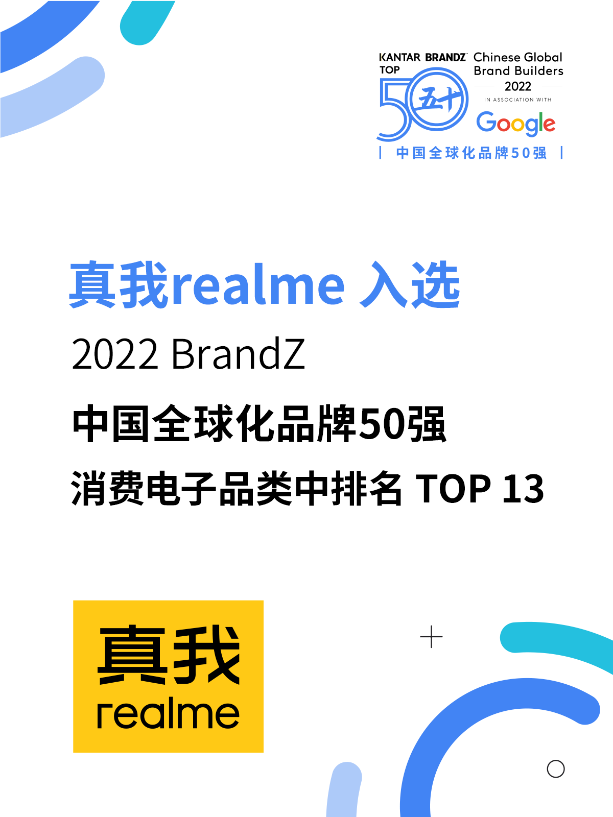 品牌势能辐射全球 真我 realme 登榜 2022 年 B