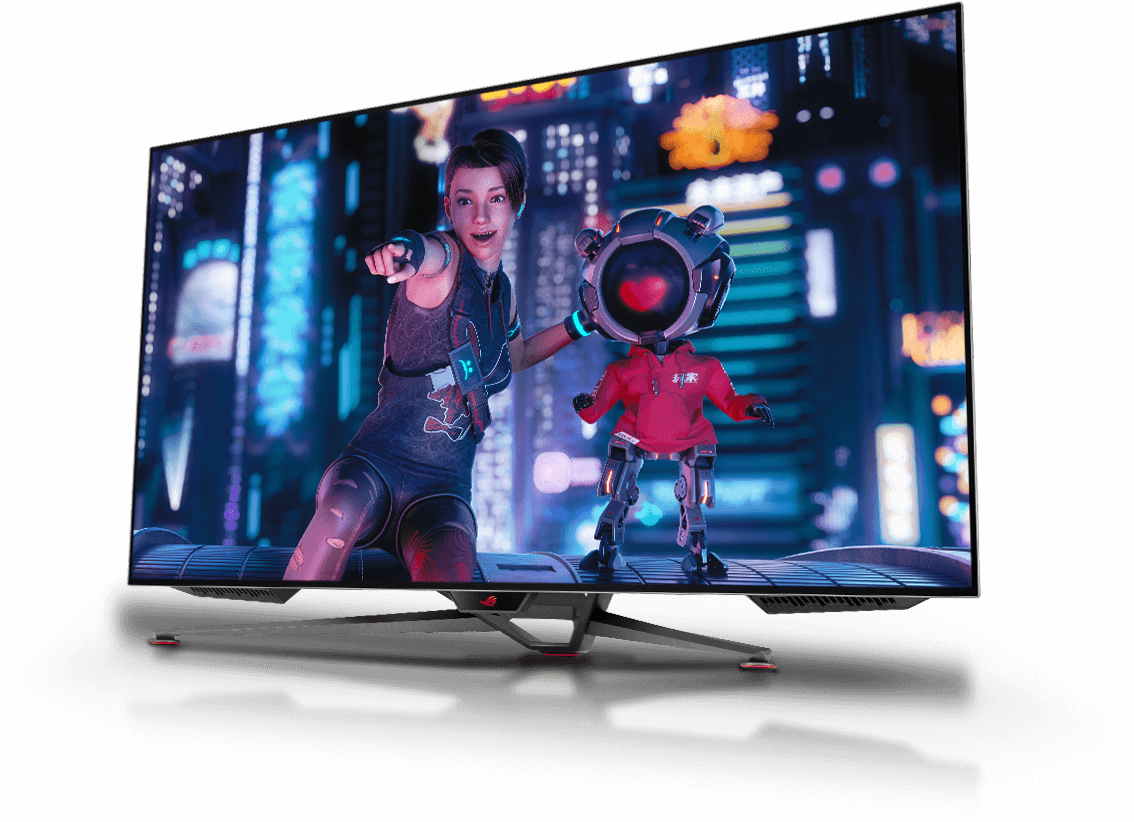 ROG推出 PG48UQ 显示器:48 英寸 OLED 屏