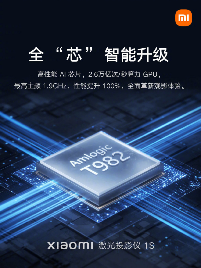 5699元,小米激光投影仪 1S 发布: ALPD 激光光源