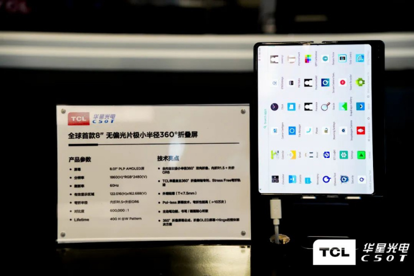 TCL 华星参展国际显示技术大会,全球首款 17 英寸 IG