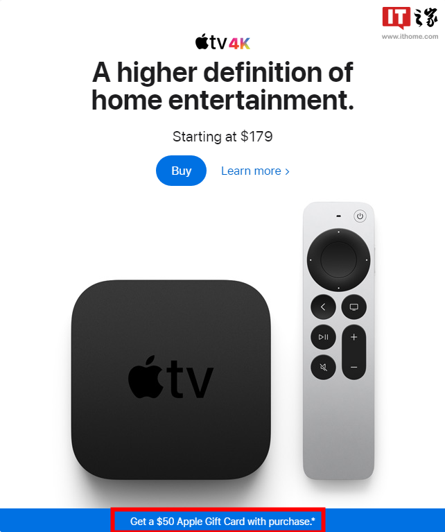 苹果美国推出 Apple TV 促销活动,或因新品将至而清库