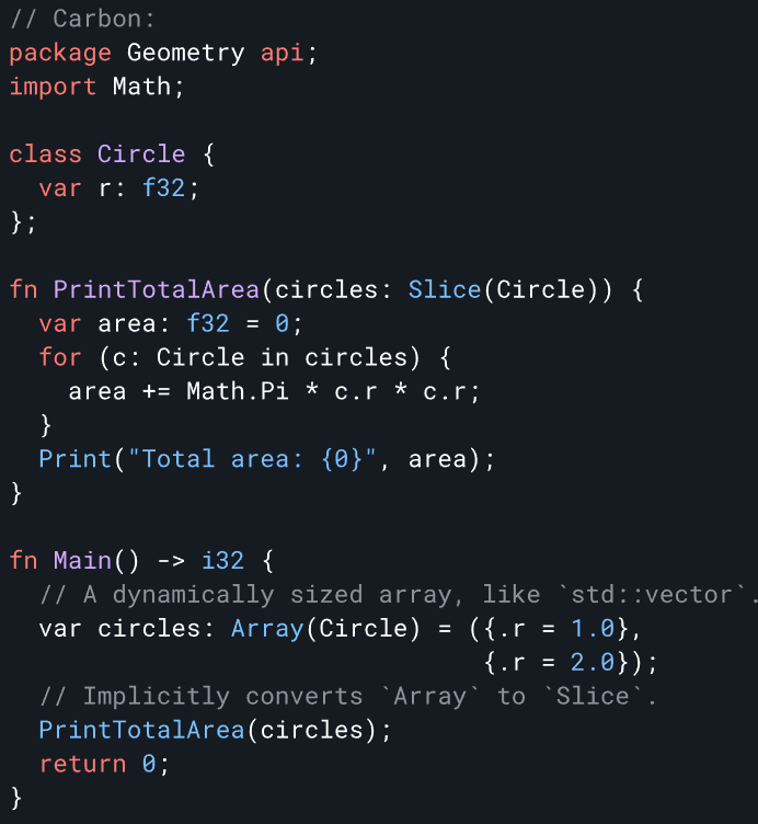 目标替代 C++,谷歌宣布开源编程语言 Carbon