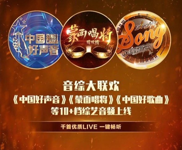 网易云音乐与梦响强音达成合作,《好声音》系列回归