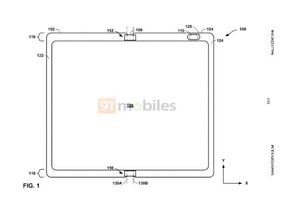 谷歌 Pixel Notepad 折叠屏手机专利曝光:类似三