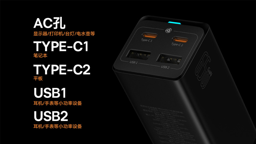 倍思发布 SUPERVOOC 快充插线板 65W:与 OPP