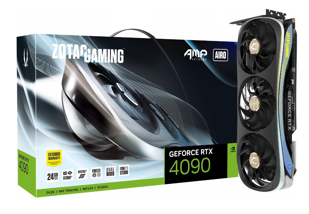 索泰 GeForce RTX 40 系显卡发布,首发 AMP