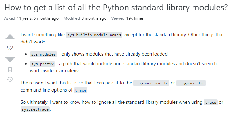 Python冷知识:如何找出新版本增加或删除了哪些标准库