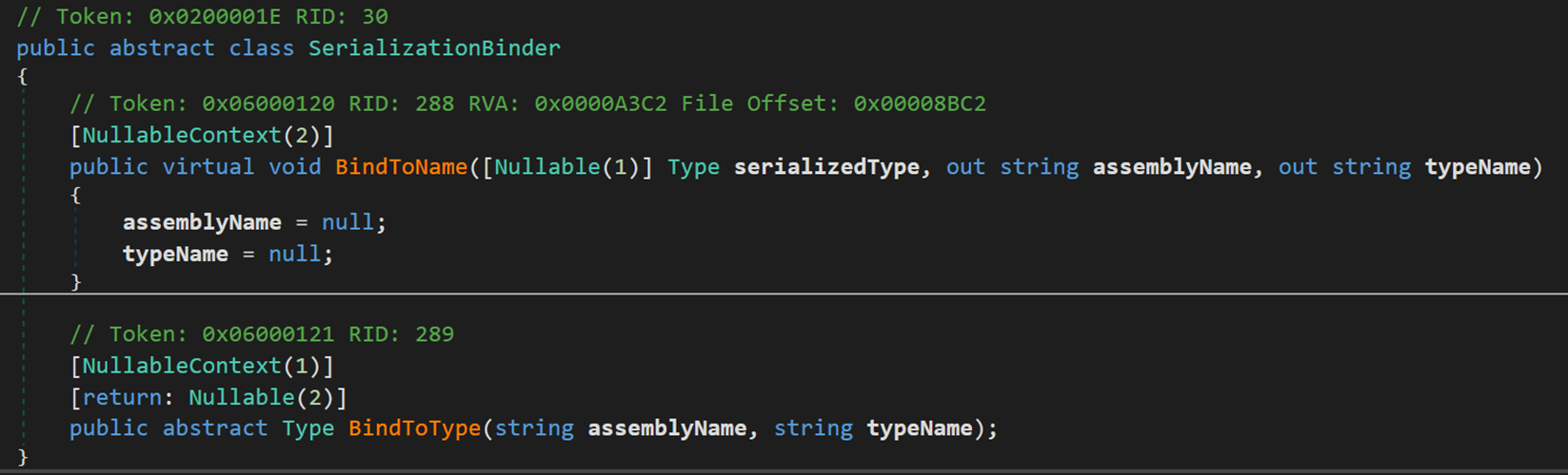 C#中的序列化与反序列