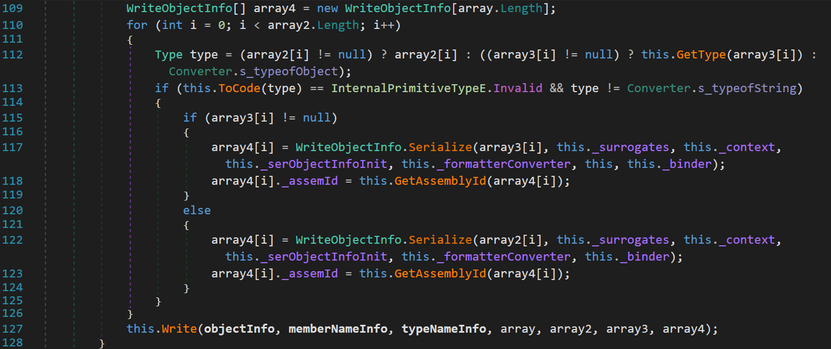 C#中的序列化与反序列