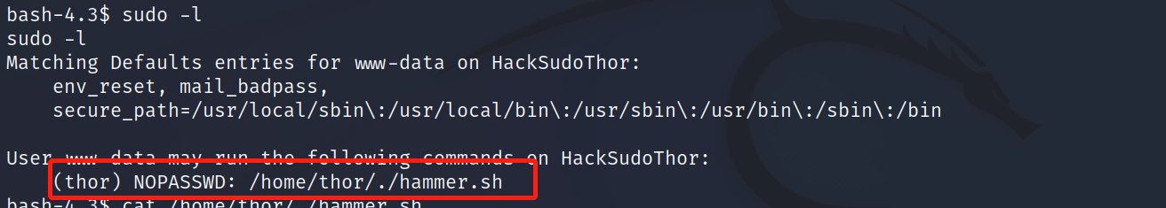 vulnhub靶场之HACKSUDO: THOR