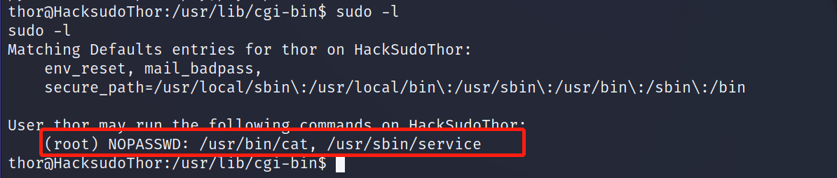 vulnhub靶场之HACKSUDO: THOR