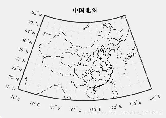 （20190504-2）matlab绘制中国地图（海岸线，国界，省界）——mapshow/geoshow