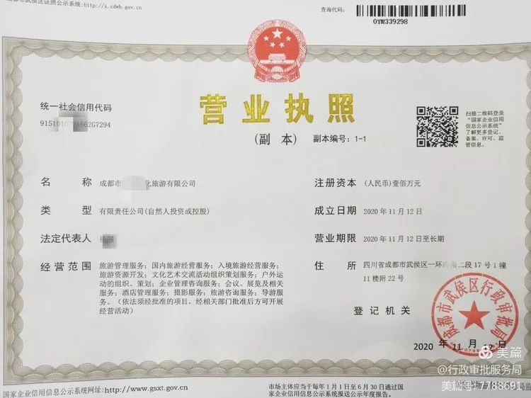 网上注册公司流程和费用营业执照(佛山南海办理注册公司营业执照流程)