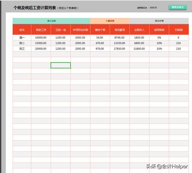 重庆个人所得税计算器(深圳个人所得税计算器2021)