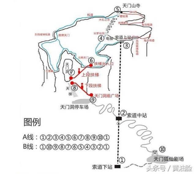 张家界天门山在哪(张家界天门山图片)