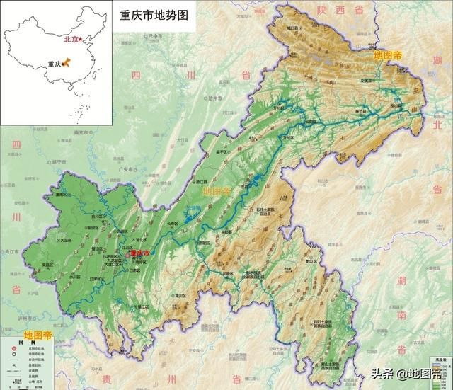 重庆市区行政地图(重庆市行政地图全图)