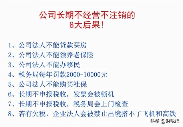 注册公司之后没有经营会怎么样(注册公司之后不实际经营的后果)