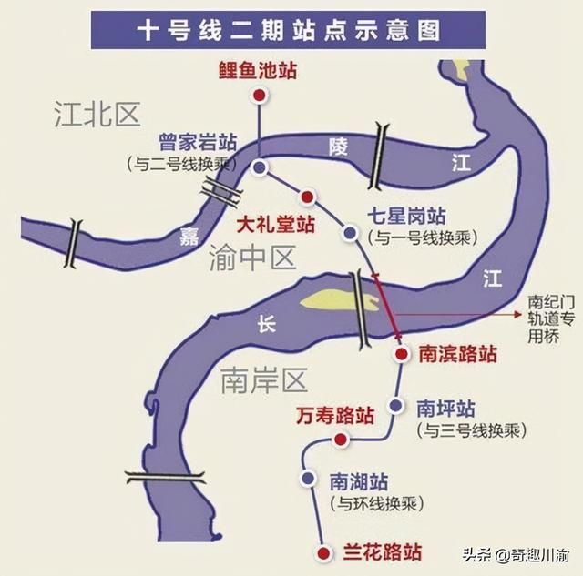 重庆10号线地铁线站点(10号线地铁线路图)