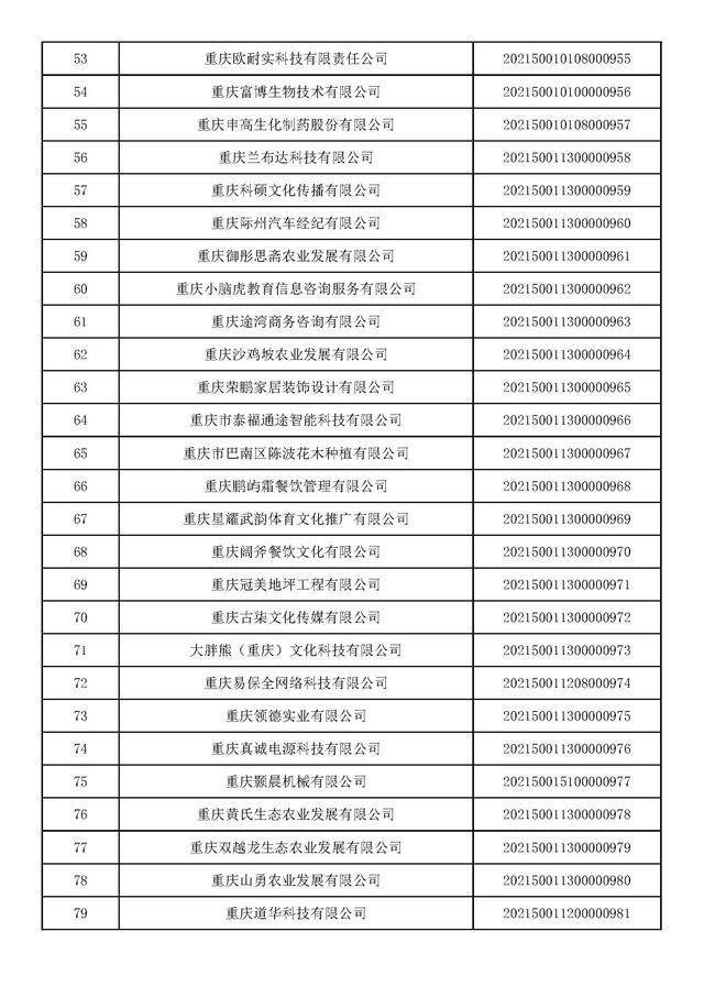 重庆市中小企业名单(重庆市中小企业商业价值信用贷款管理平台)