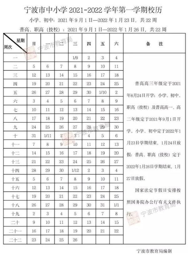 2021年开学放假时间表(2021年开学典礼方案)