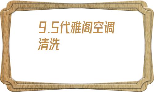 9.5代雅阁空调清洗(雅阁95代空调滤芯怎么换)